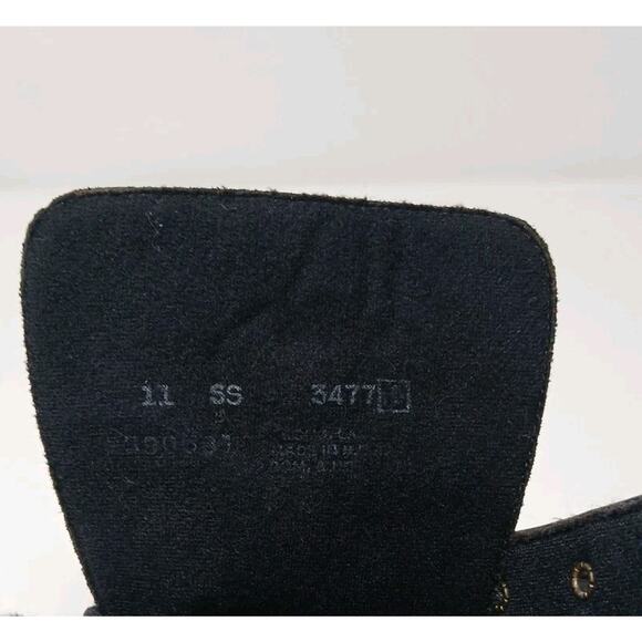 Munro Women Boots Size 11 Black Leather Ankle Booties Side Zip Comfort Shoes Y2k - Picture 13 of 13